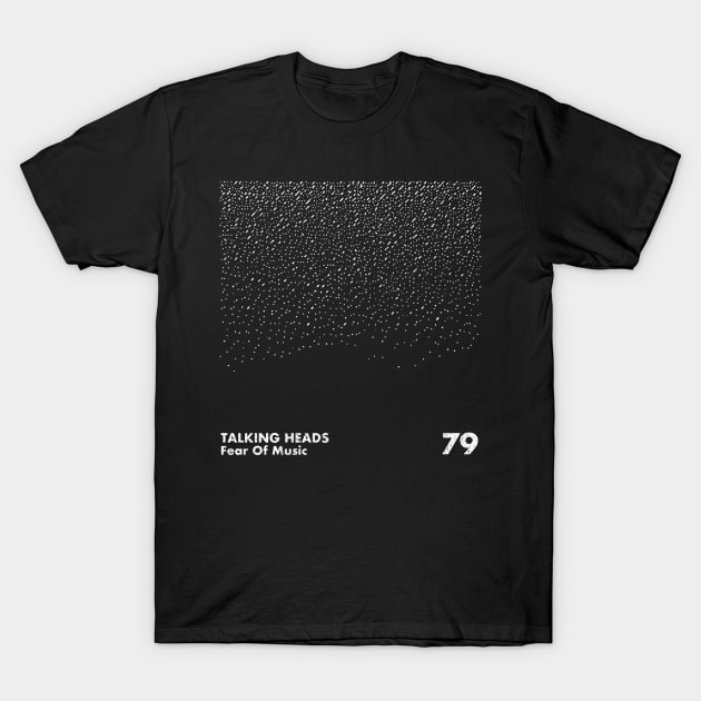 Talking Heads / Fear Of Music / Minimalist Graphic Artwork Design T-Shirt by saudade